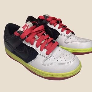 Nike Dunk Low Womens 7 Sneakers Grey Black Berry Volt Shoes OG Box 317813-004‎